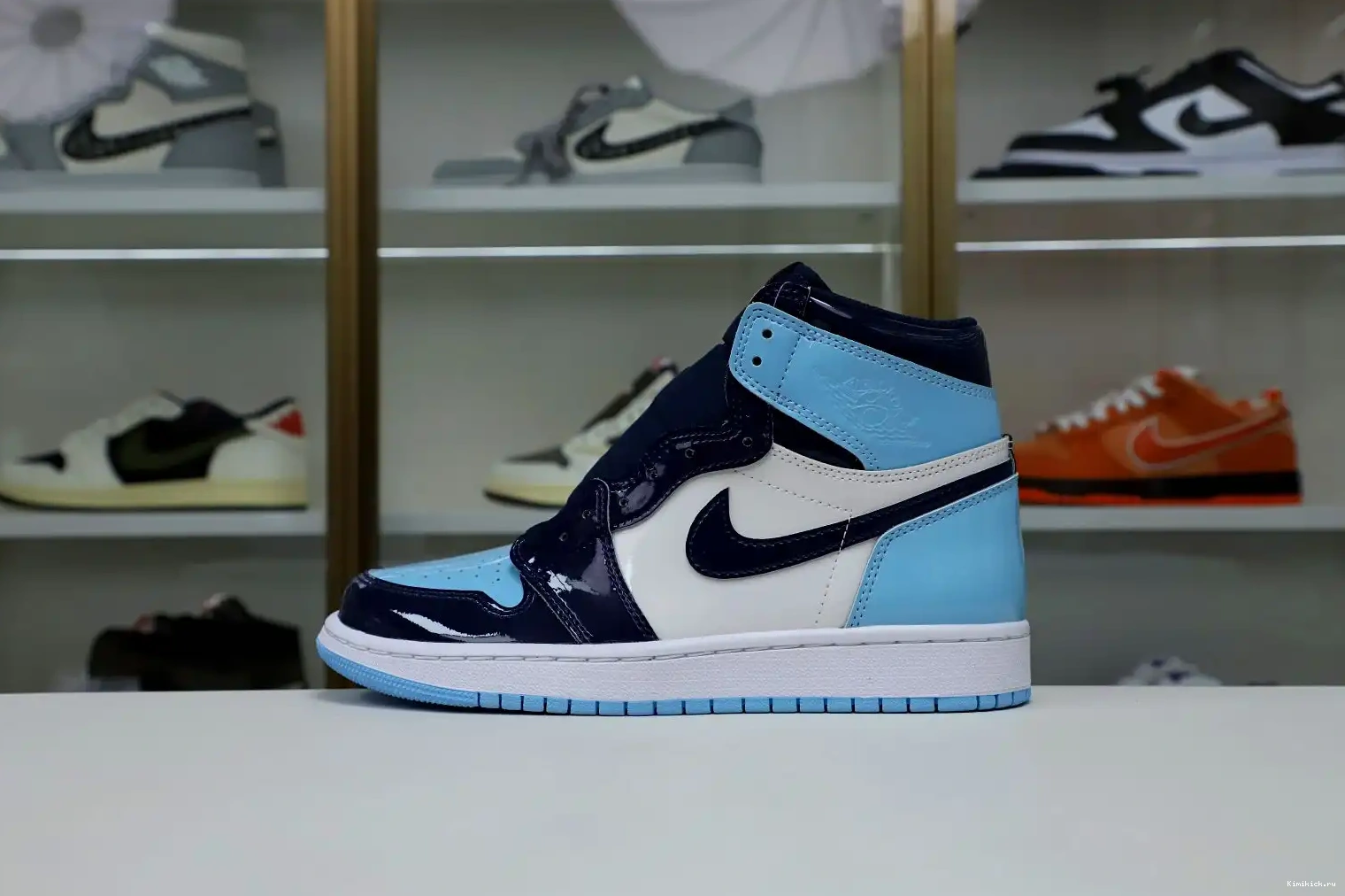 AIR HIGH 1 'BLUE WMNS Kimikick CHILL' OG RETRO JORDAN 0611